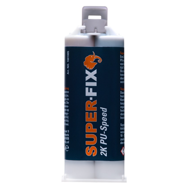 Super-Fix 2K PU Speed voor reparatie kunststof dorpels